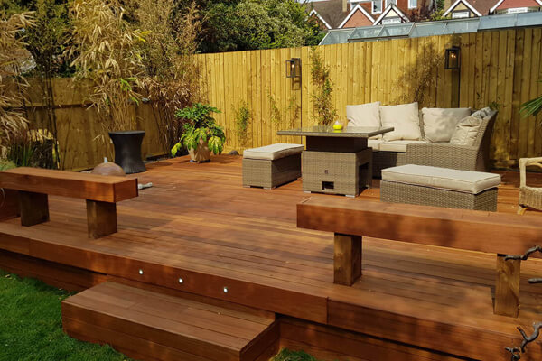 Decking and paving company in Cheam - Sunny Gardens